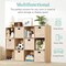 Best Choice Products 6-Cube Bookshelf, 13.5in Display Storage System, Organizer w/ Removable Back Panels